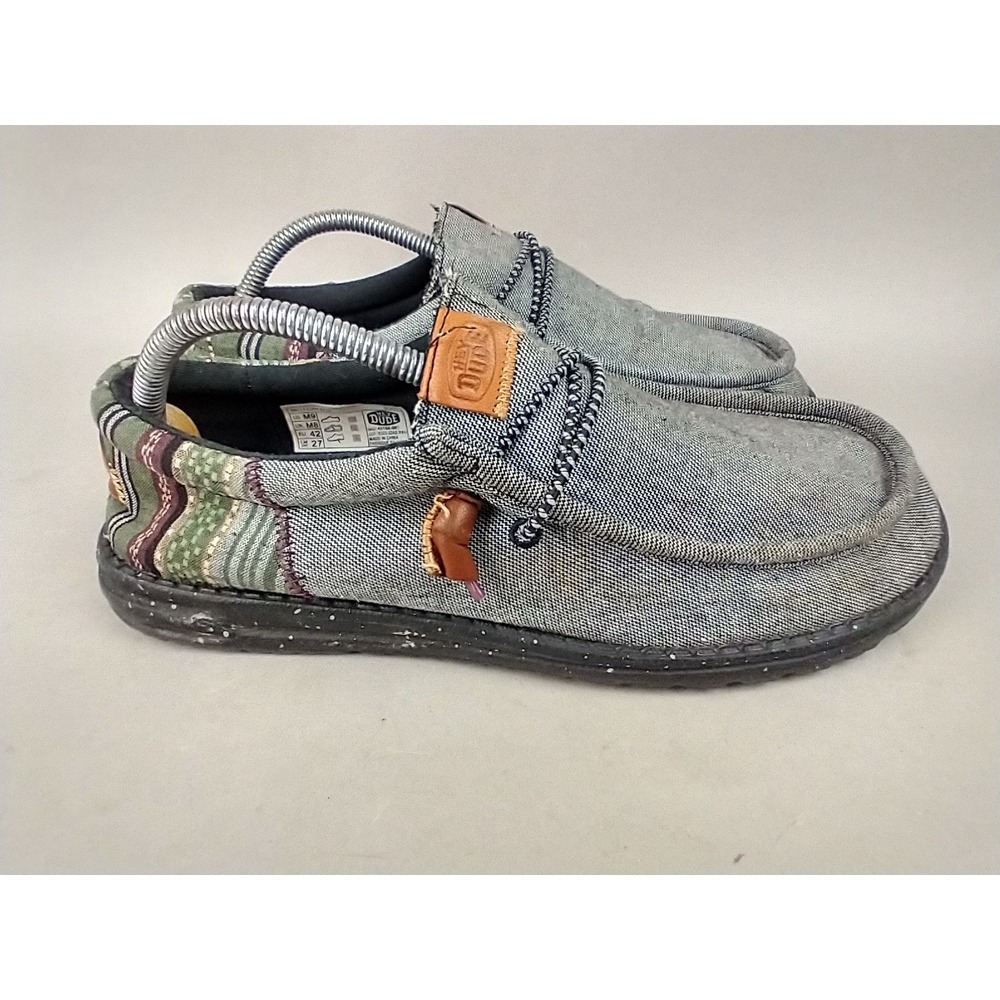 Hey Dude‎ Wally Funk Baja Black Southwestern Slip On Loafers Mens 9 40168-001